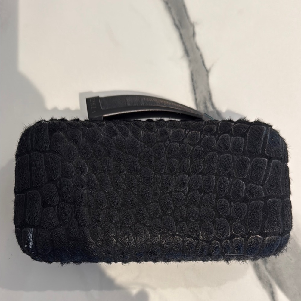 Black Textured Clutch Vince Camuto